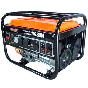Gerador de energia a gasolina 3,0kva partida manual vg3800 / 56518