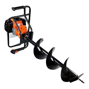 Perfurador de solo gasolina 2t 52cc c/broca - vps520