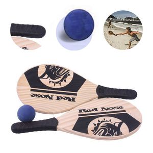 Raquete de praia frescobol red nose (1 bolinha + sacola)