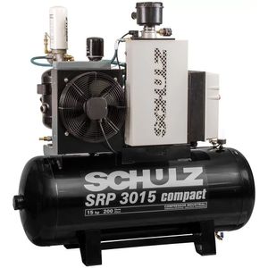 Compressor de parafuso 15cv 200 litros trif srp3015 schulz - 220v