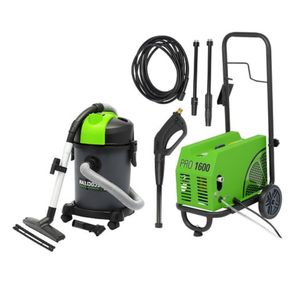 Kit lava rapido lava car lavadora alta pressão + aspirador pó e agua profissional ipc