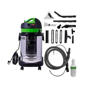Kit lava rapido lava car lavadora alta pressão + aspirador pó e agua + extratora a135 profissional ipc