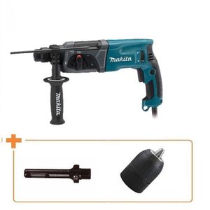 Martelete combinado 110v/220v hr2470+adaptador+mandril 220v
